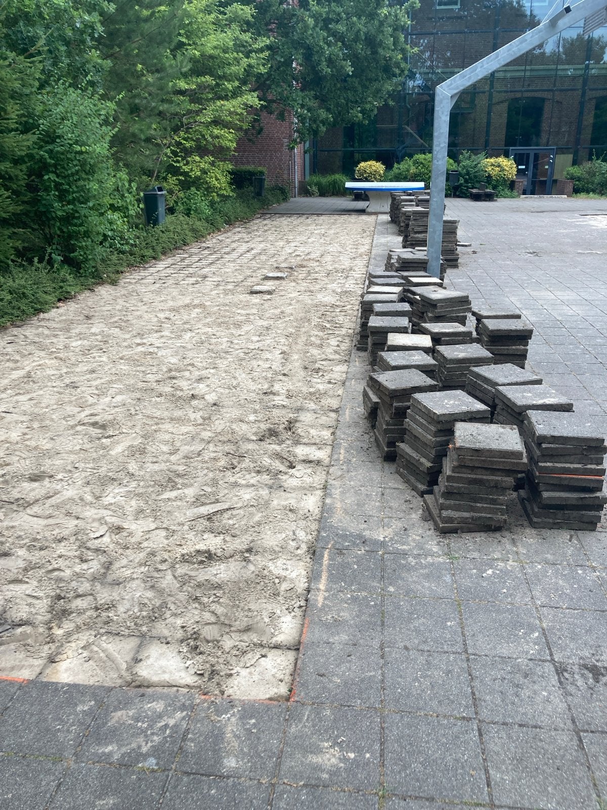 Gebruikte betontegels 30x30 cm, Ophalen, Overige materialen, Gebruikt, 20 tot 40 cm