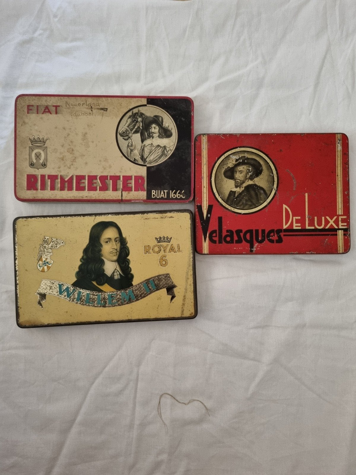 Cigarenblikjes Willem2, Velasques en Ritmeester, Ophalen of Verzenden, Overige