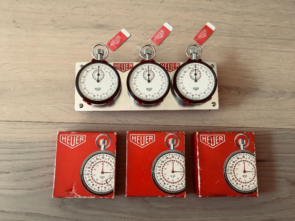 HEUER Chronograpfen NOS Porsche / BMW / Rallye / etc, Ophalen of Verzenden, Nieuw, BMW