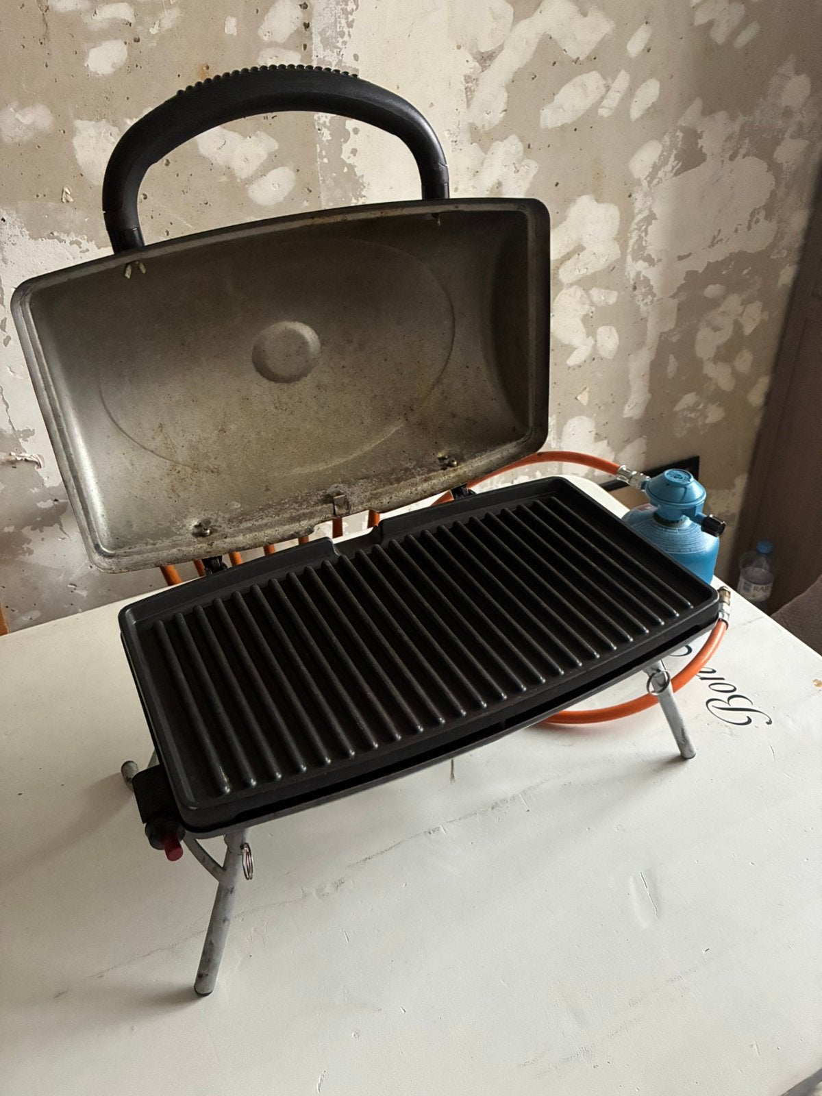 Gas portable BBQ, Ophalen, Gebruikt