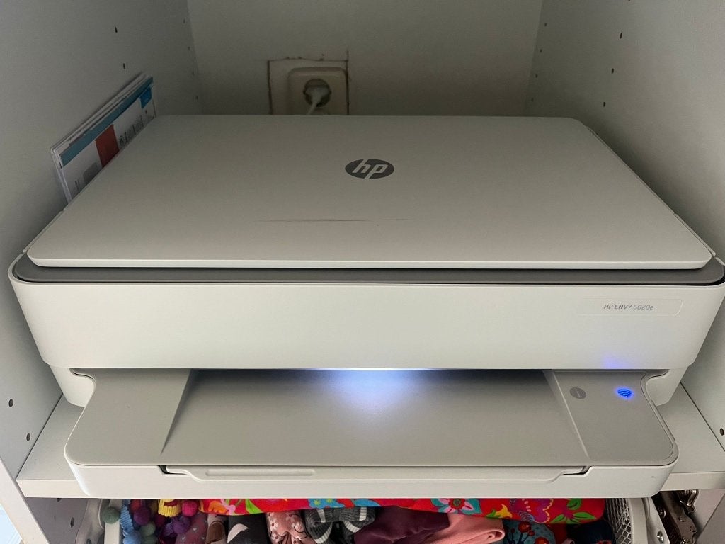 HP ENVY 6020e all-in-one wifi printer + nieuwe kleureninkt, Ophalen, Gebruikt, Printer, Inkjetprinter