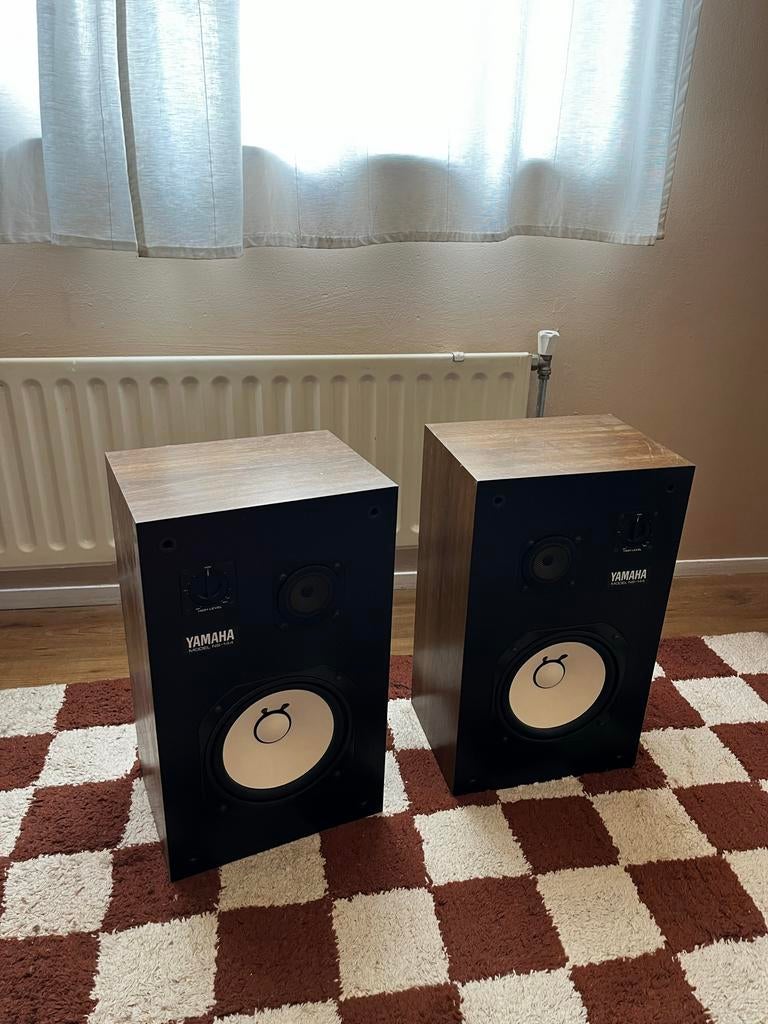 Yamaha NS-144 luidsprekers/speakers/boxen vintage, Ophalen of Verzenden, Gebruikt, Front, Rear of Stereo speakers, Overige merken