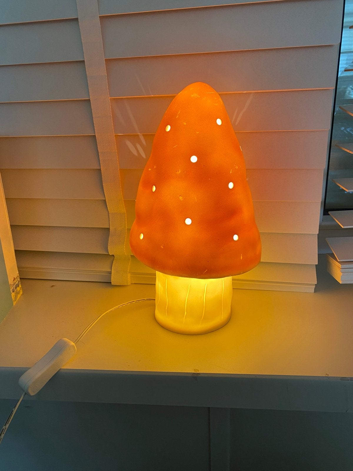 Lamp paddenstoel, Ophalen, Zo goed als nieuw