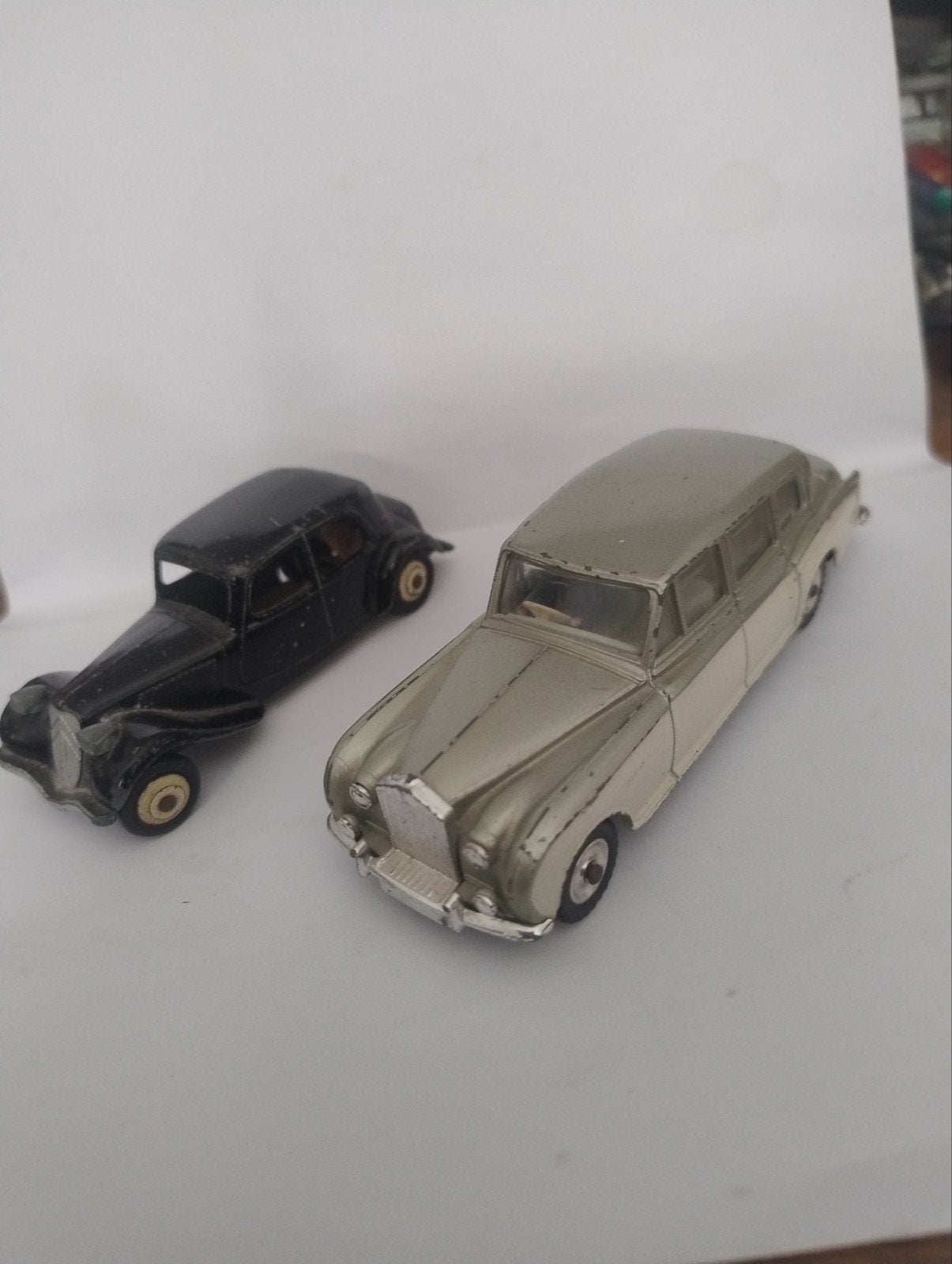 🔴 2 leuke Orginele Dinky Toys Citroën en Rolls Royce, Ophalen of Verzenden, Auto, Dinky Toys