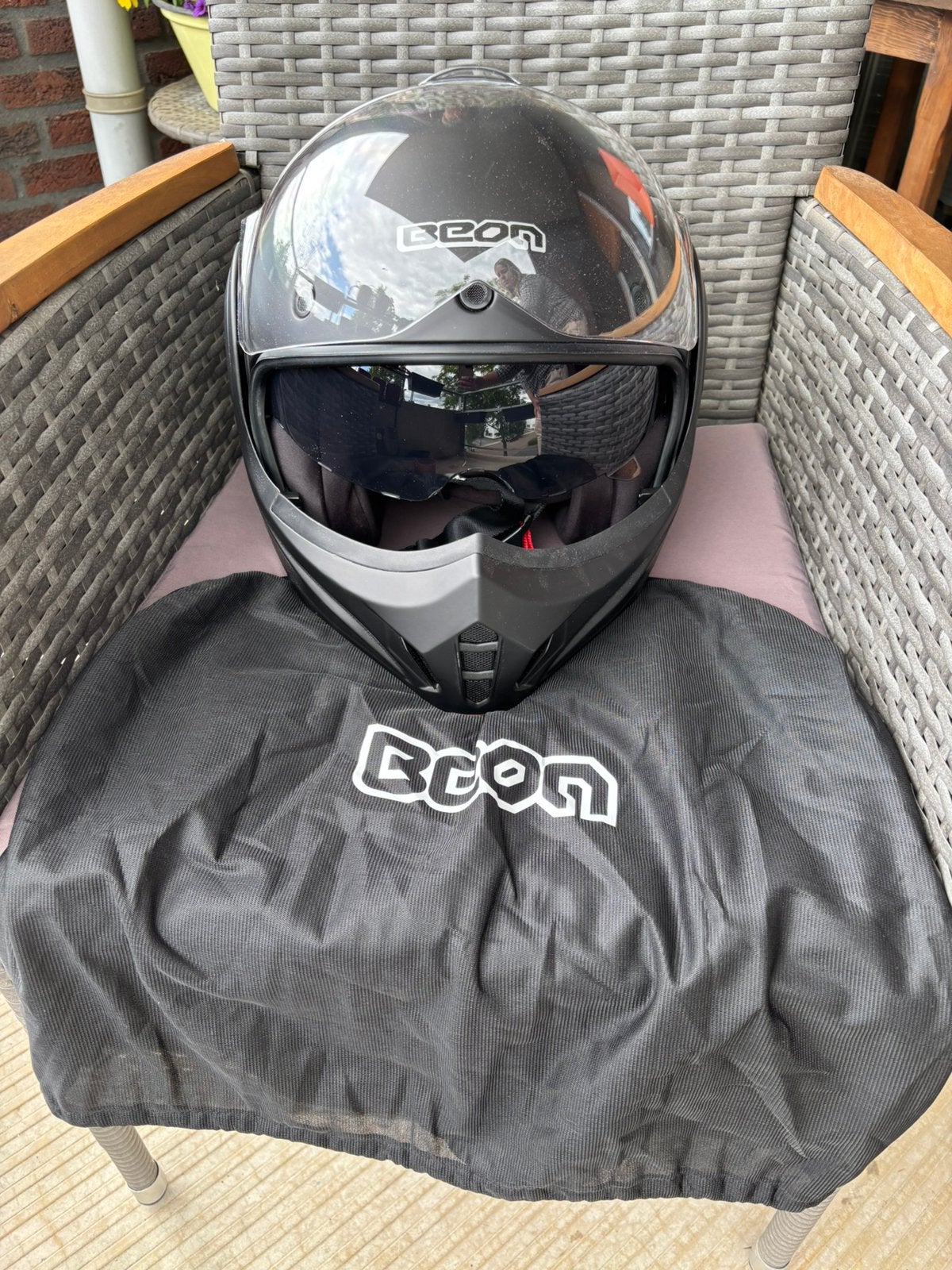 Z.g.a.n. Motorhelm Beon B-707, Heren, Nieuw zonder kaartje, Ophalen, Overige merken