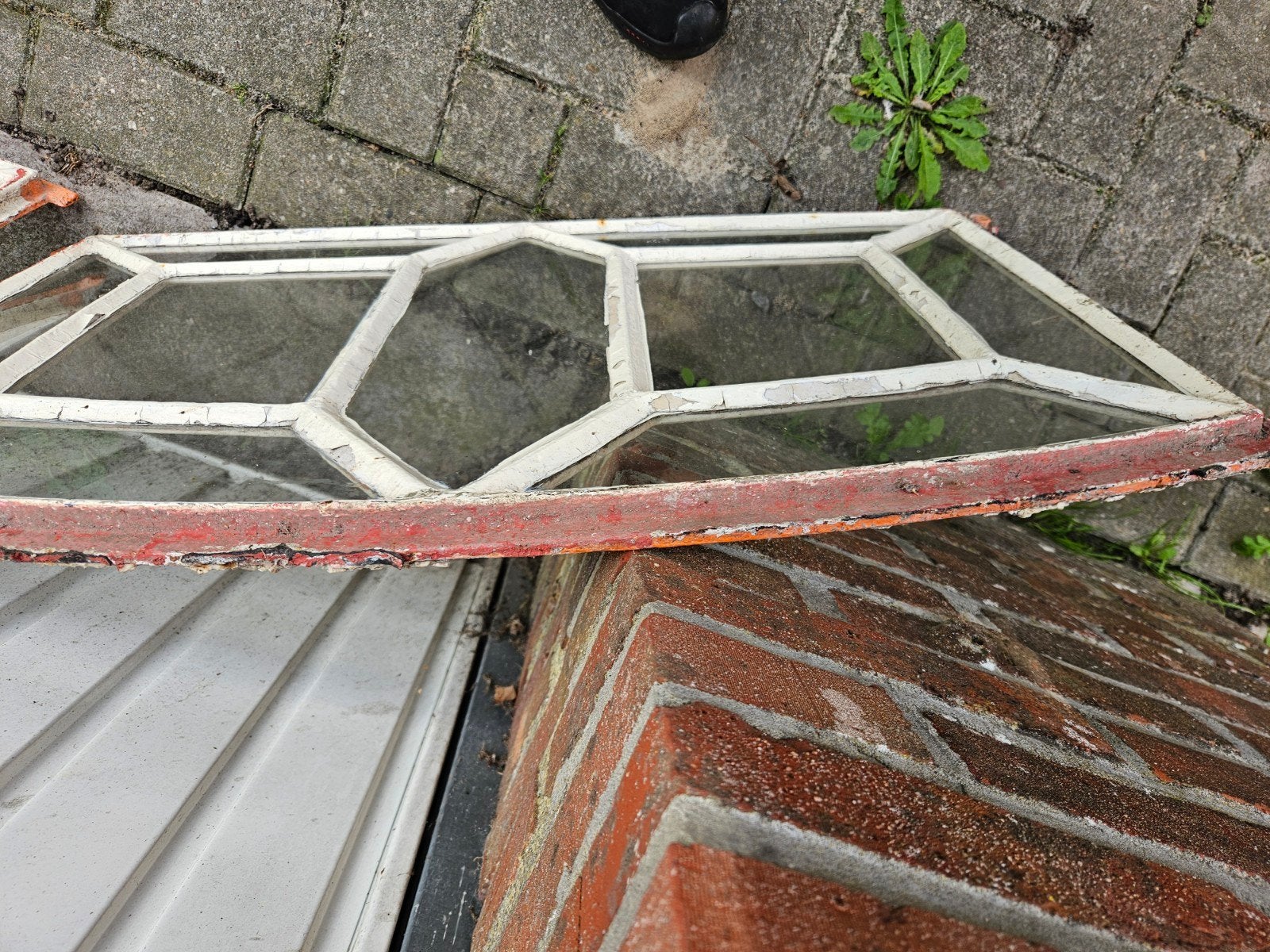 antieke  boerderij  raampjes, Gebruikt, Raamkozijn, Ophalen of Verzenden, Minder dan 75 cm