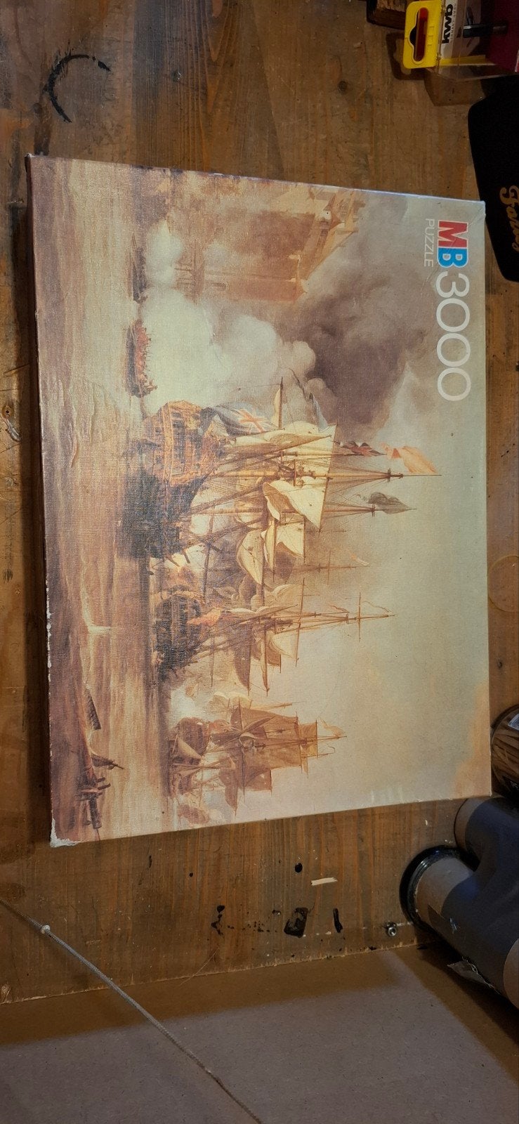 MB Puzzel 3000 Stukjes Schepen - Zeer Goede Staat, Ophalen of Verzenden, Meer dan 1500 stukjes, Zo goed als nieuw, Legpuzzel