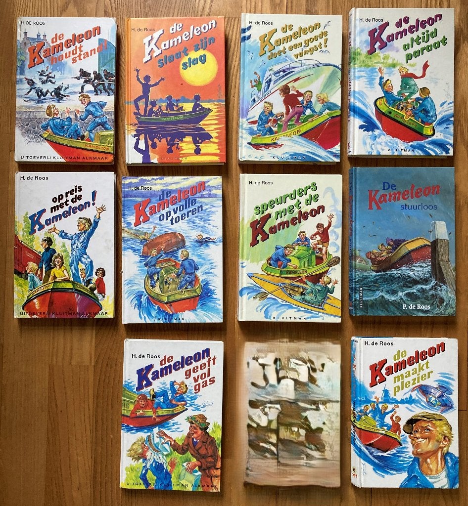 Boeken de Kameleon - H. de Roos 9 stuks, Boeken, Ophalen of Verzenden, Zo goed als nieuw, H. De Roos., Fictie algemeen