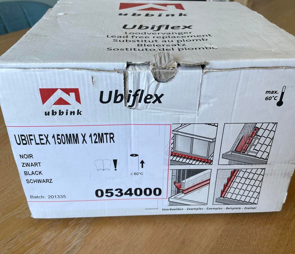 Ubiflex loodvervanger 150 mm, Ophalen, Zo goed als nieuw, Overige materialen, Minder dan 4 cm