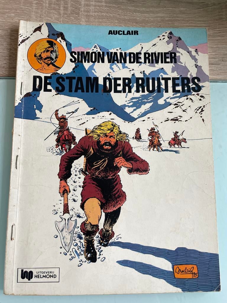 Simon van de Rivier - De Stam der Ruiters stripboek, Boeken, Eén stripboek, Ophalen, Gelezen