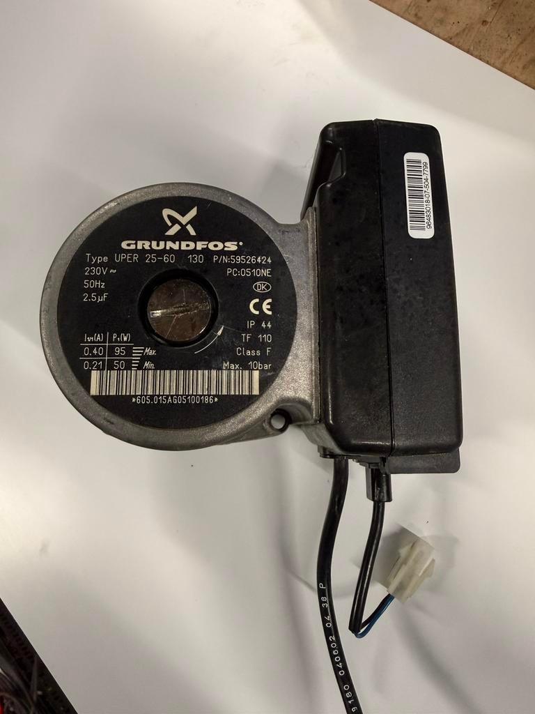 Grundfos cv pomp, Ophalen, Gebruikt