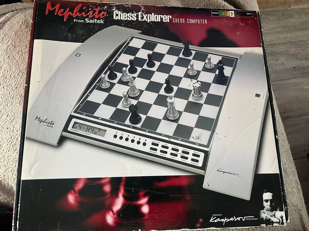 Mephisto Chess Explorer Schaakcomputer, Hobby en Vrije tijd, Een of twee spelers, Ophalen of Verzenden, Zo goed als nieuw