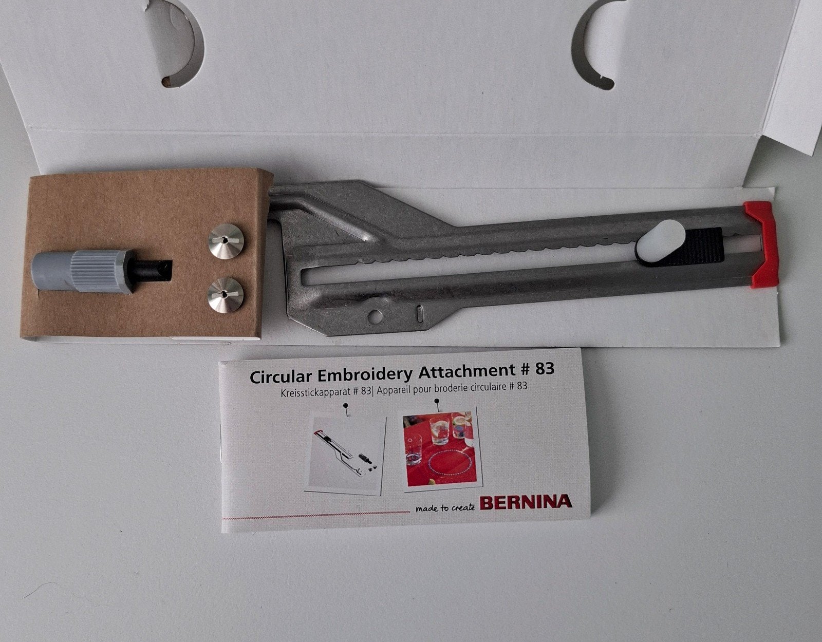 Bernina cirkelapparaat 83, Ophalen of Verzenden, Zo goed als nieuw, Toebehoren, Bernina