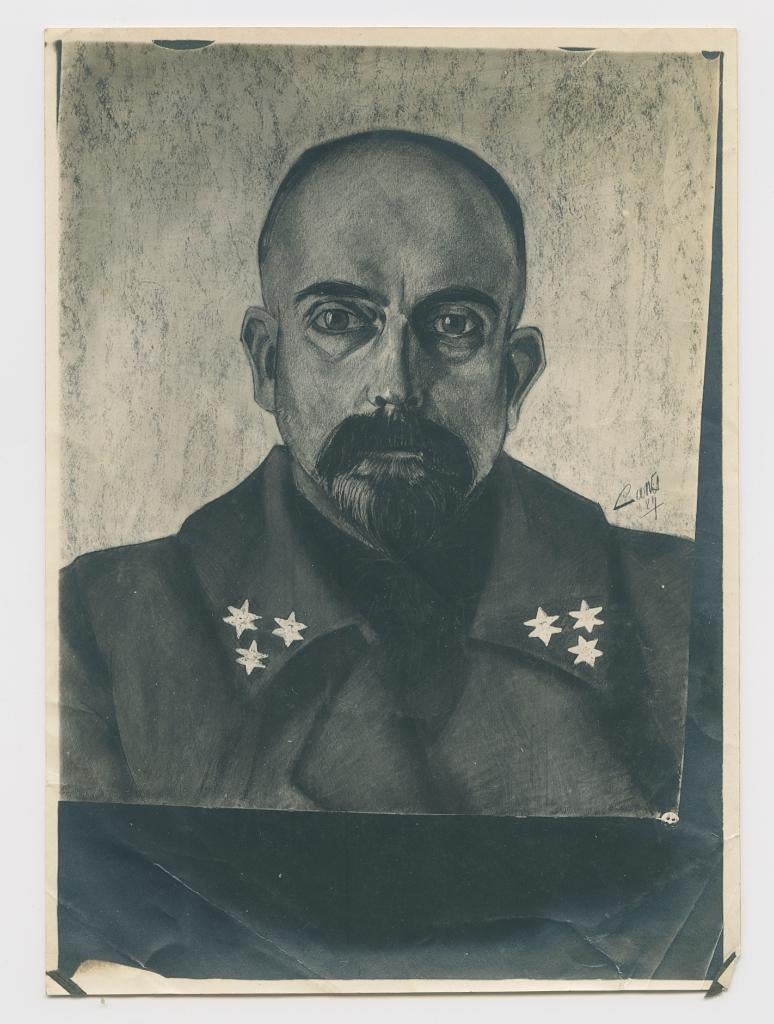 Foto portret Godfried van der Nagel 1879-1934  KNIL Indie, Verzamelen, Gebruikt, Verzenden, Foto, Klederdracht