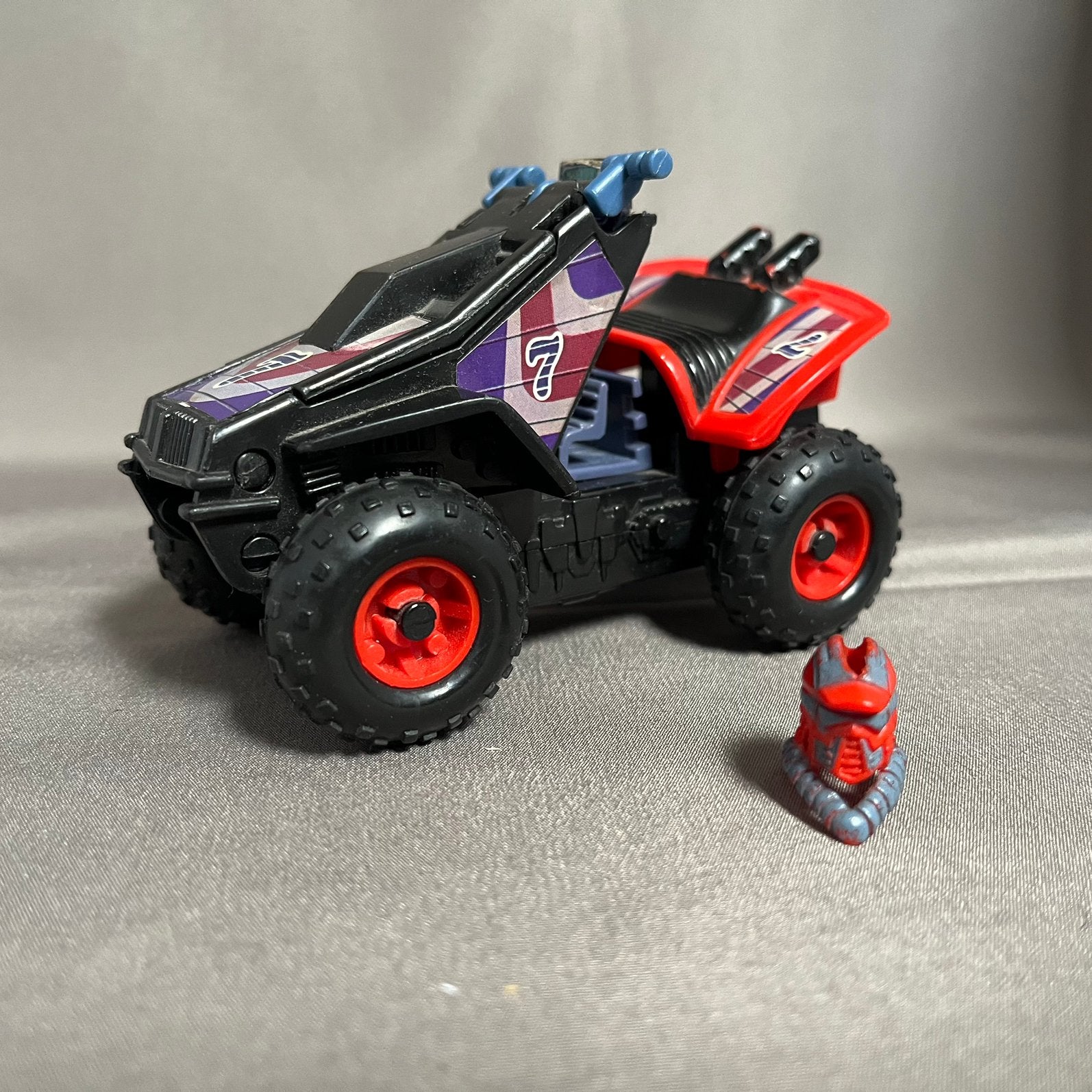 Vintage Kenner M.A.S.K. Iguana (1987) ATV Mudslinger mask, Ophalen of Verzenden