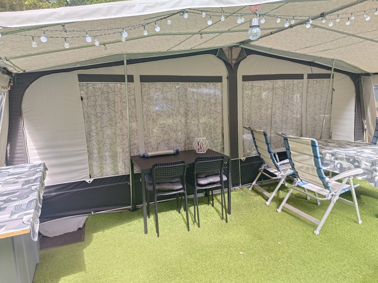 Ventura voortent (Isabella) - zo goed als nieuw, Caravans en Kamperen, Voortenten en Luifels, Ophalen, Zo goed als nieuw, Unico Ventura
