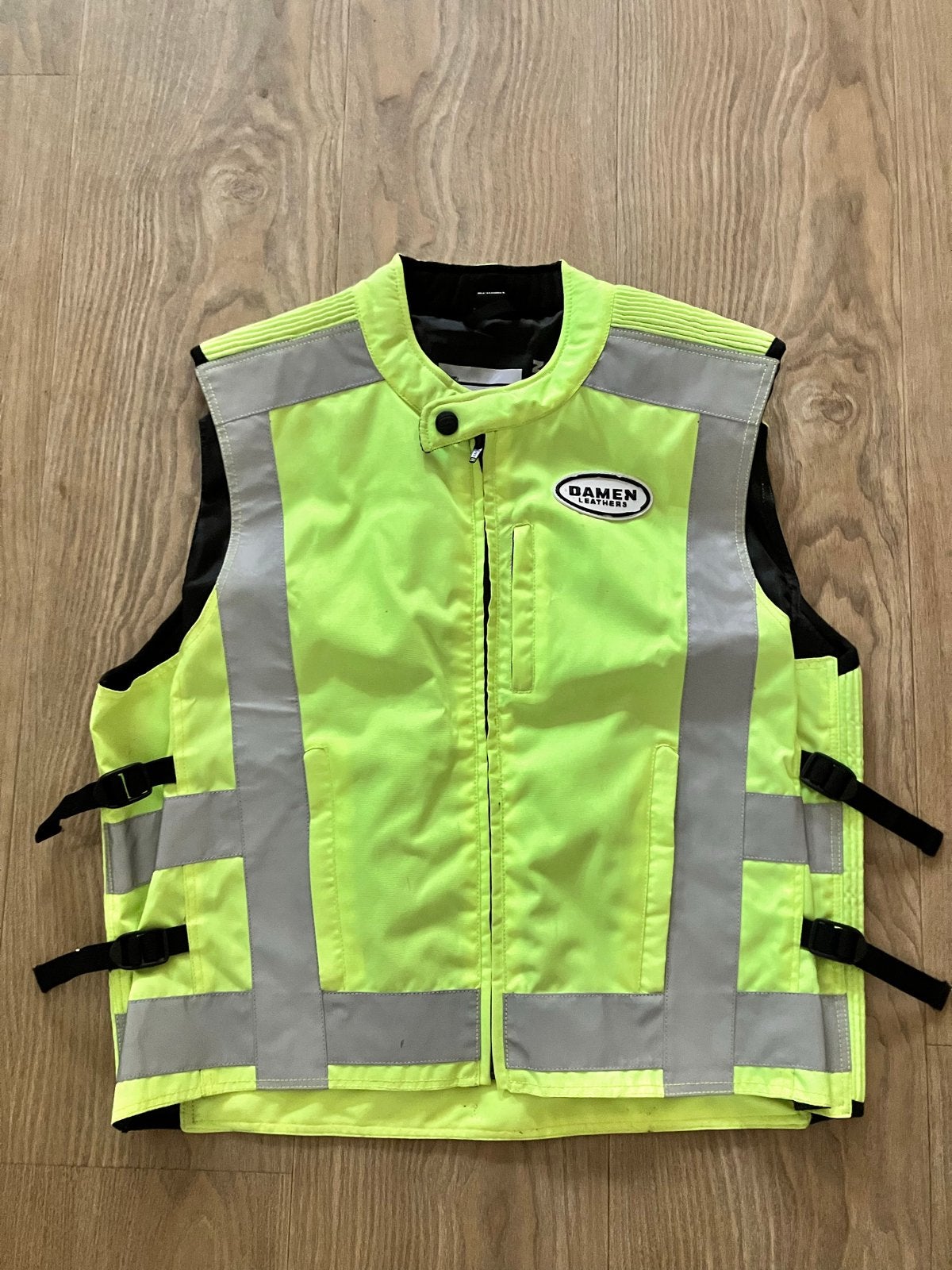 Damen Leathers Motorvest 2XL - Hoge Zichtbaarheid, Motoren, Kleding | Motorkleding, Ophalen, Tweedehands, Heren, Overige typen