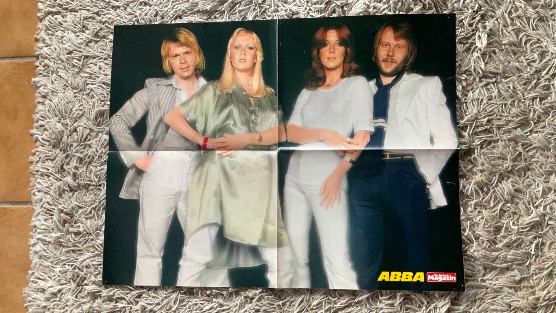 Das Freizeit Magazine ABBA Poster, Verzamelen, Muziek, Artiesten en Beroemdheden, Ophalen of Verzenden, Gebruikt, Poster, Artwork of Schilderij
