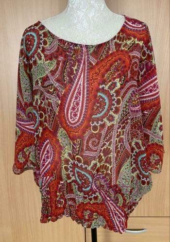 Tuniek/blouse maat XL, Ophalen of Verzenden, Zo goed als nieuw, Maat 46/48 (XL) of groter, Rood