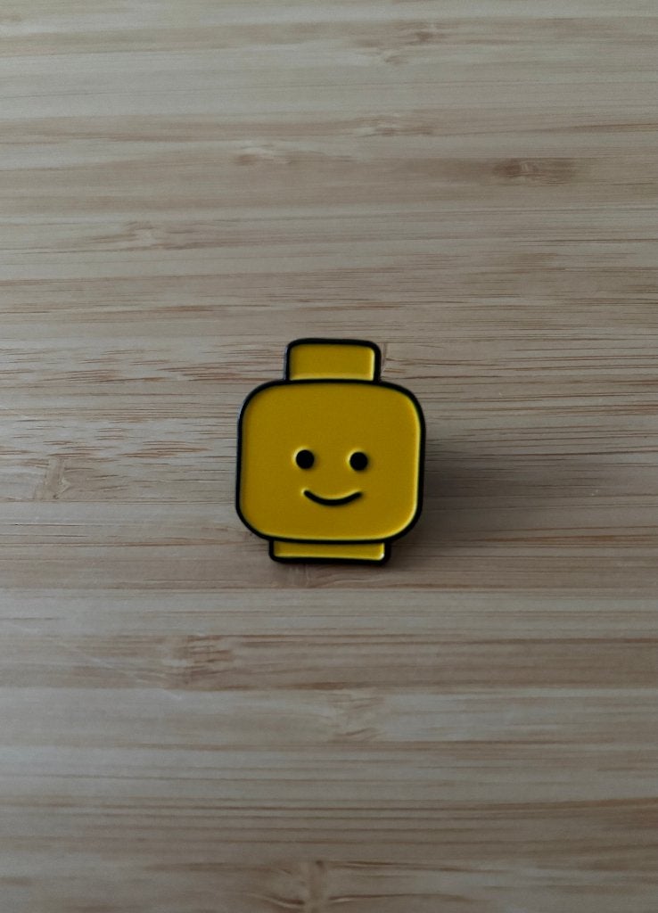 Pin lego hoofdje, Verzenden, Nieuw
