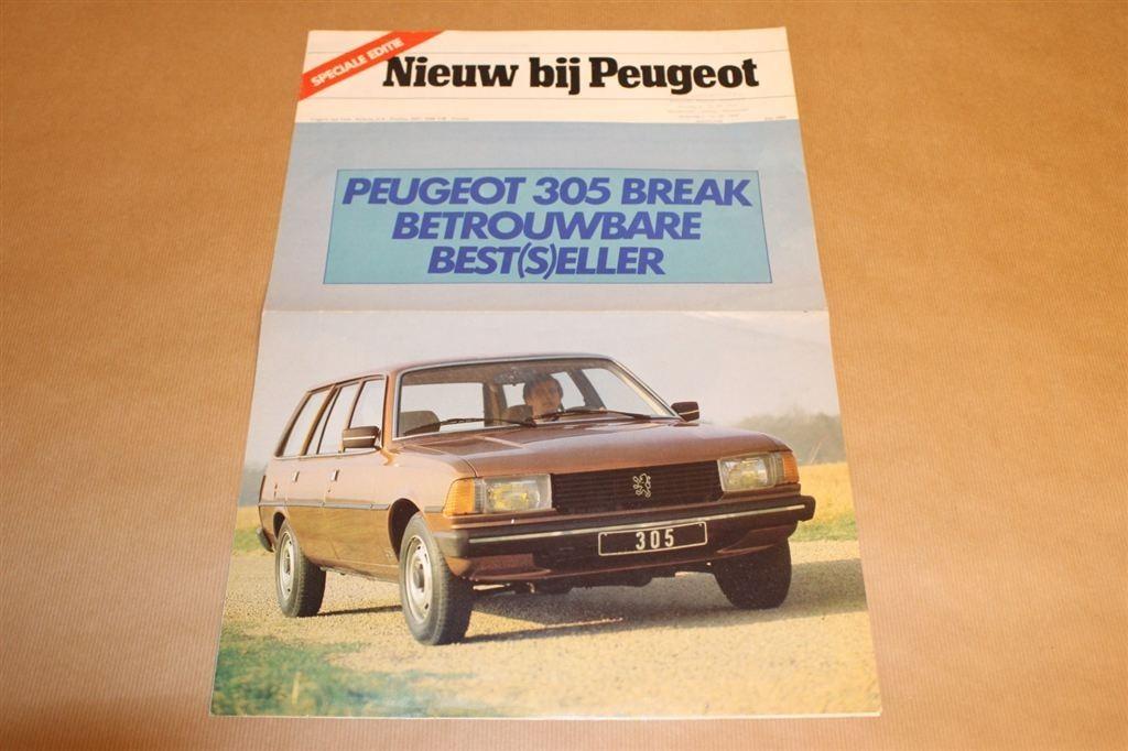 Zeldzame reclame-uitgave - Peugeot 305 Break - 1980, Ophalen of Verzenden, Zo goed als nieuw, Peugeot