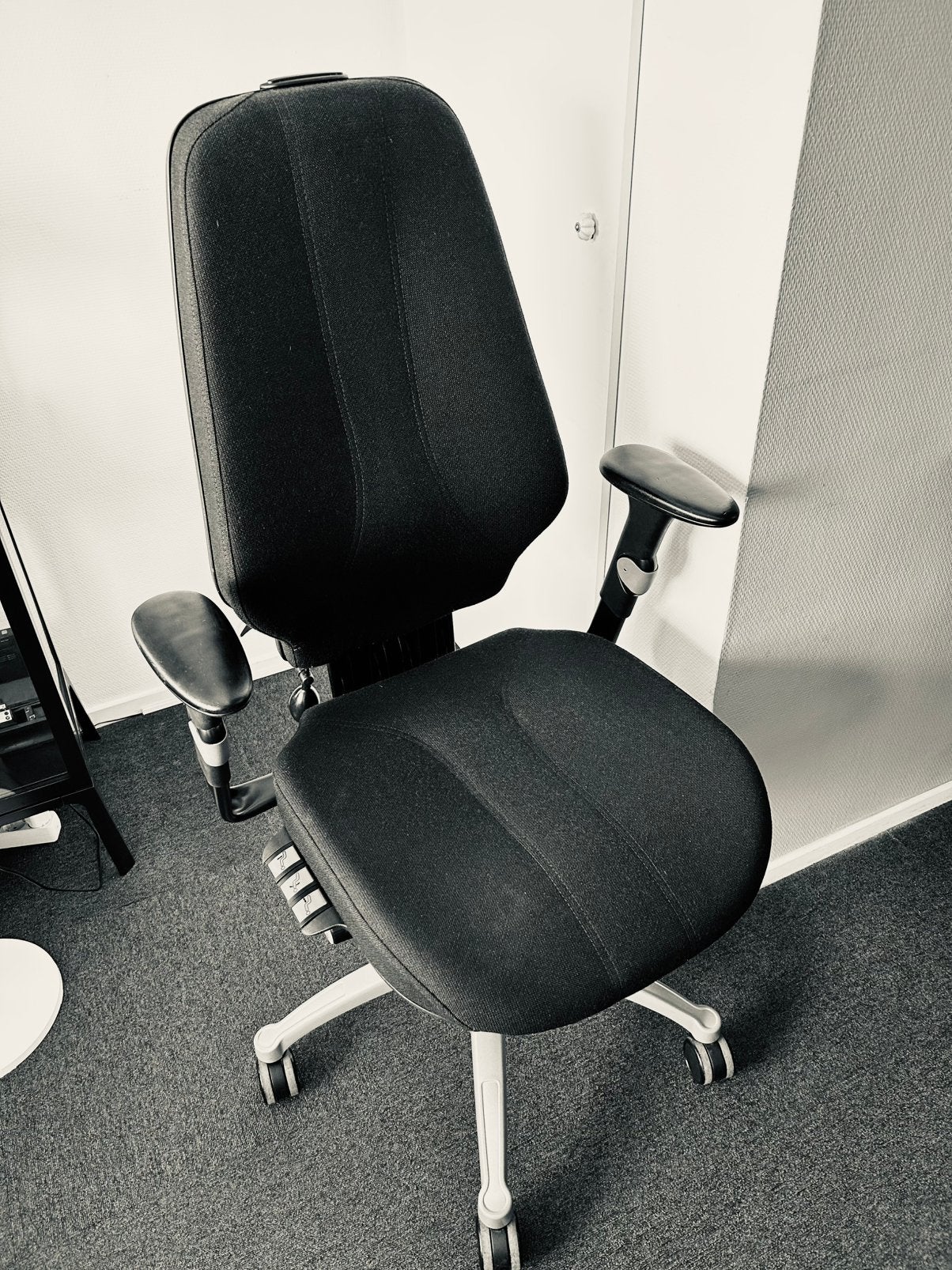 Ergonomische RH LOGIC 400 Bureaustoel 24 UUR in NIEUWSTAAT !, Gaming bureaustoel, Zwart, Ophalen of Verzenden, Zo goed als nieuw