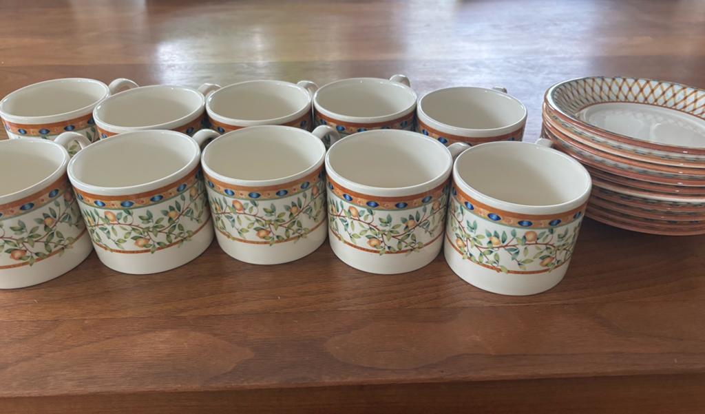 Lemon tree, Huis en Inrichting, Keuken | Servies, Zo goed als nieuw, Kop(pen) en/of Schotel(s), Overige stijlen, Porselein, Ophalen of Verzenden
