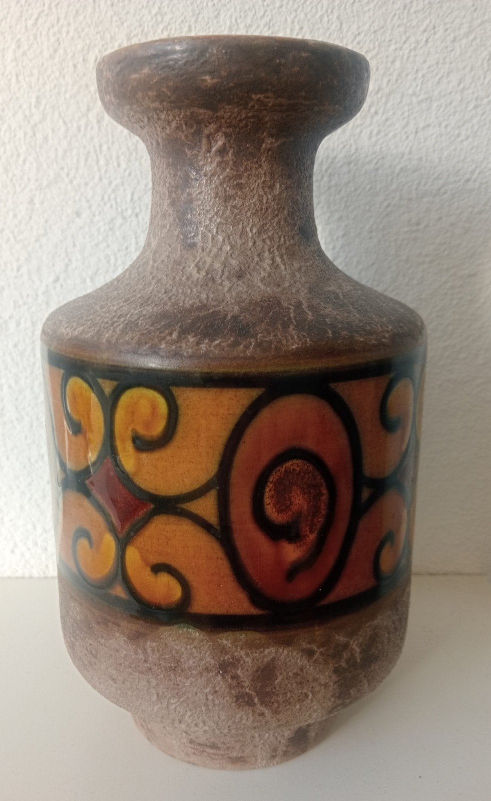 Vintage Flora Gouda Holland vaas jaren 60 - 70, Ophalen of Verzenden
