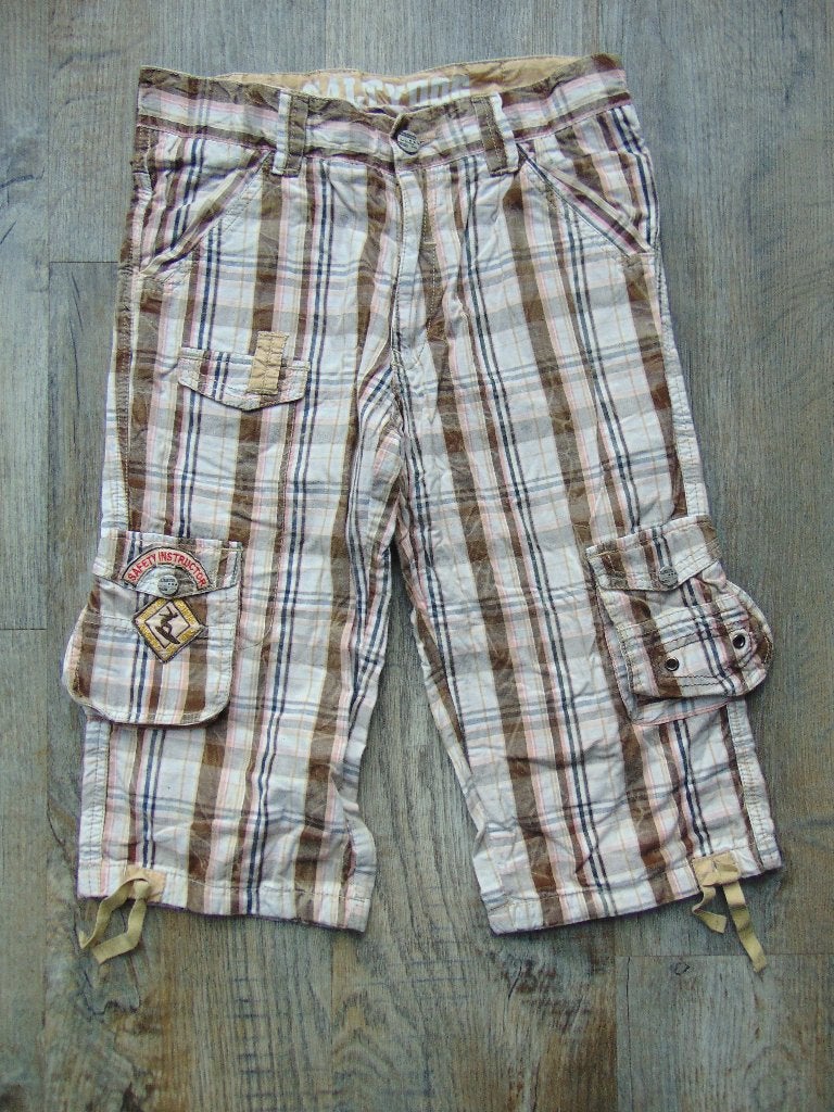 Salty Dog bermuda broek bruin geruit maat 152, Broek, Gebruikt, Ophalen of Verzenden, Salty Dog