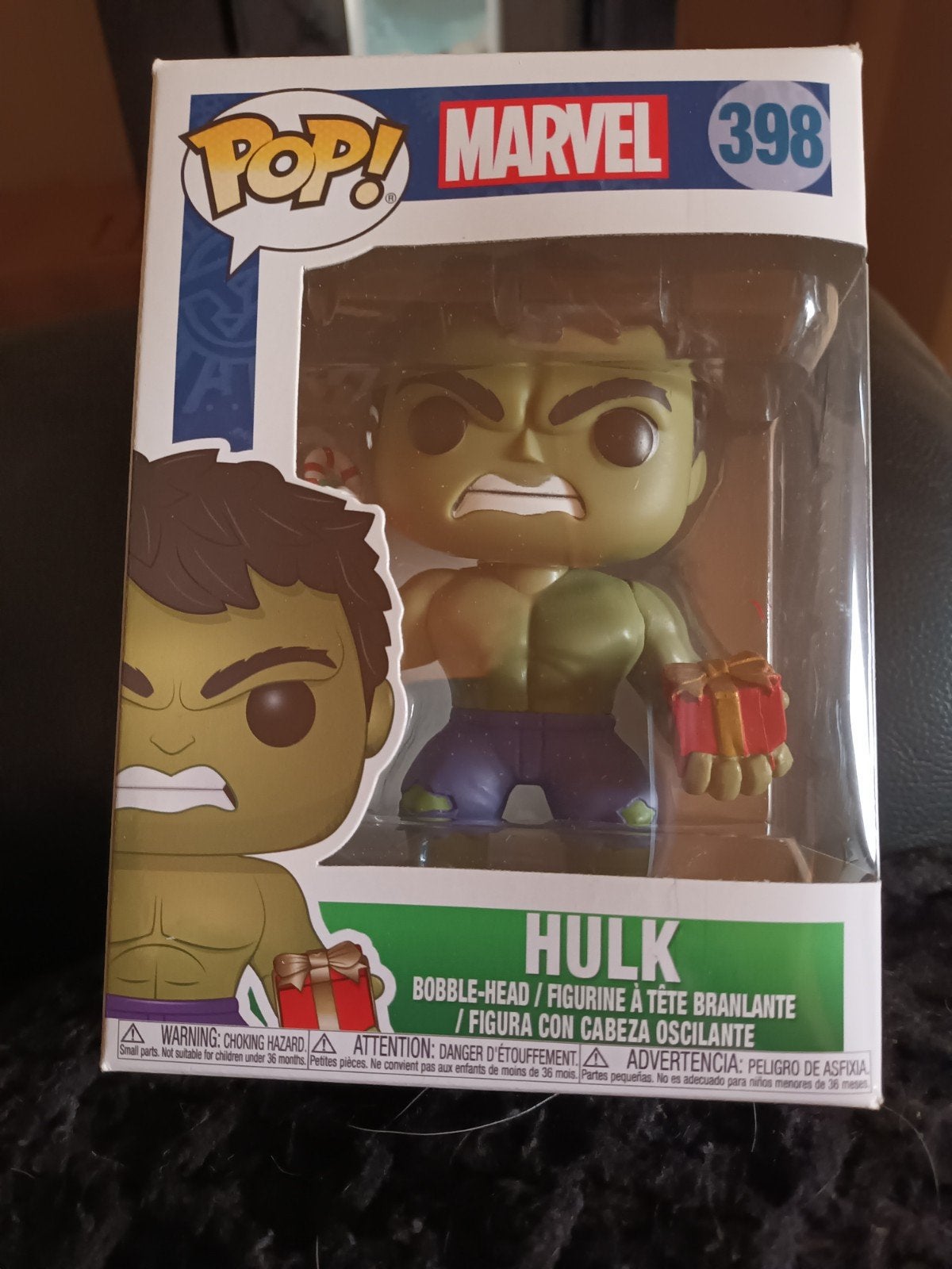 Funko Pop! Marvel Hulk 398 Bobble-Head met cadeau, Verzamelen, Poppetjes en Figuurtjes, Zo goed als nieuw, Ophalen of Verzenden