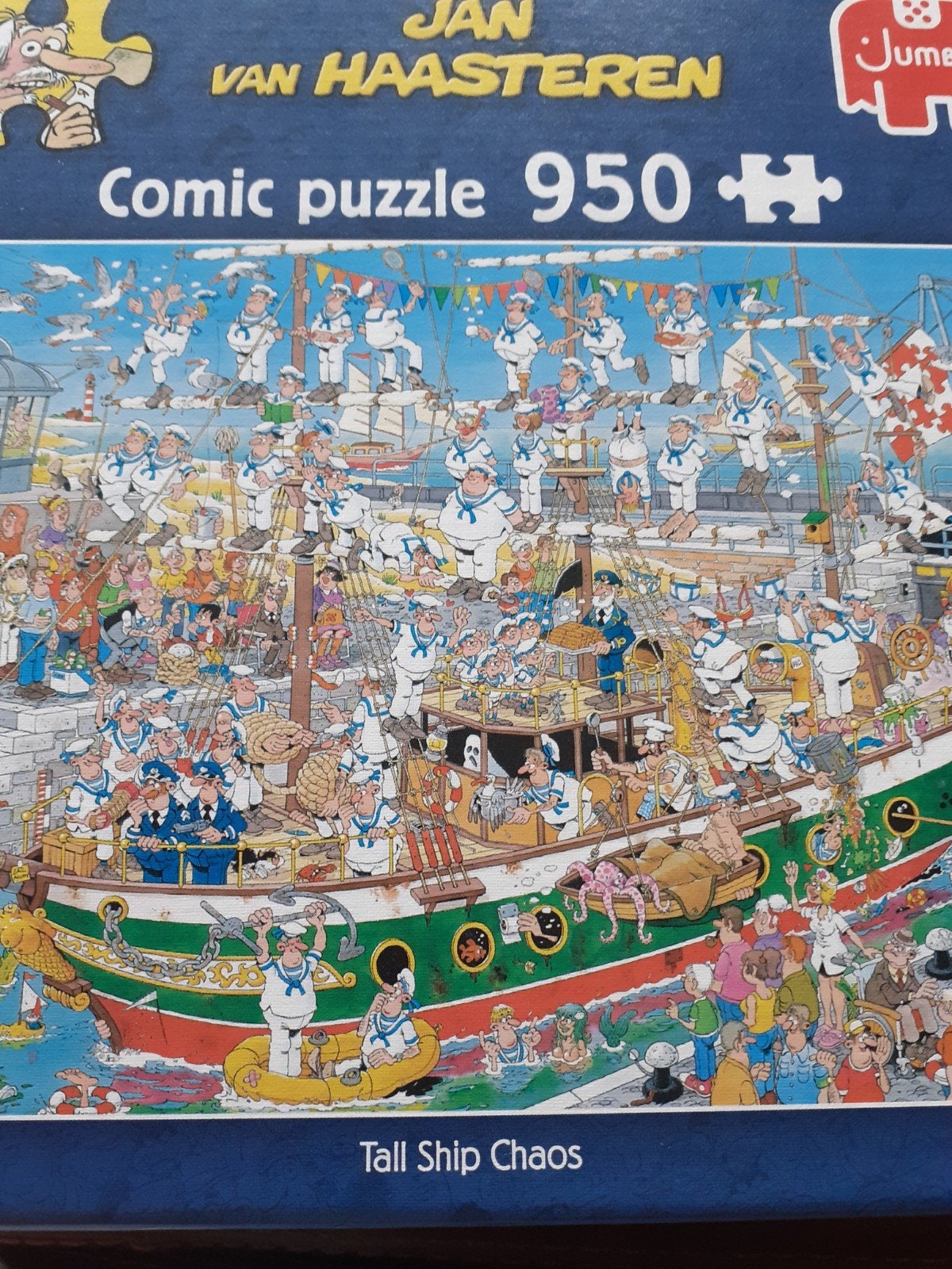 Jan van haasteren tall ship chaos, Ophalen, 500 t/m 1500 stukjes, Zo goed als nieuw