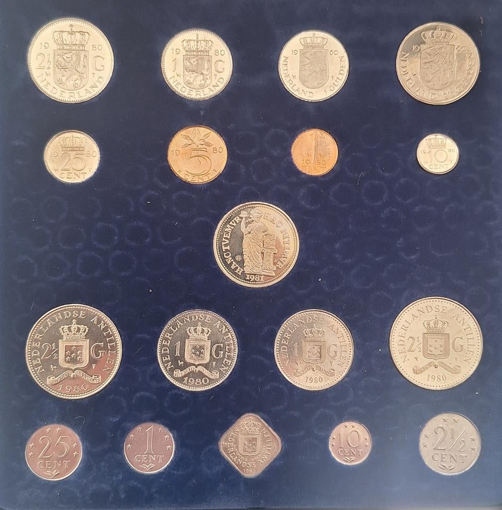 Jaarset 1980 Koninkrijk der Nederlanden., Postzegels en Munten, Munten | Nederland, Ophalen of Verzenden, Koningin Juliana