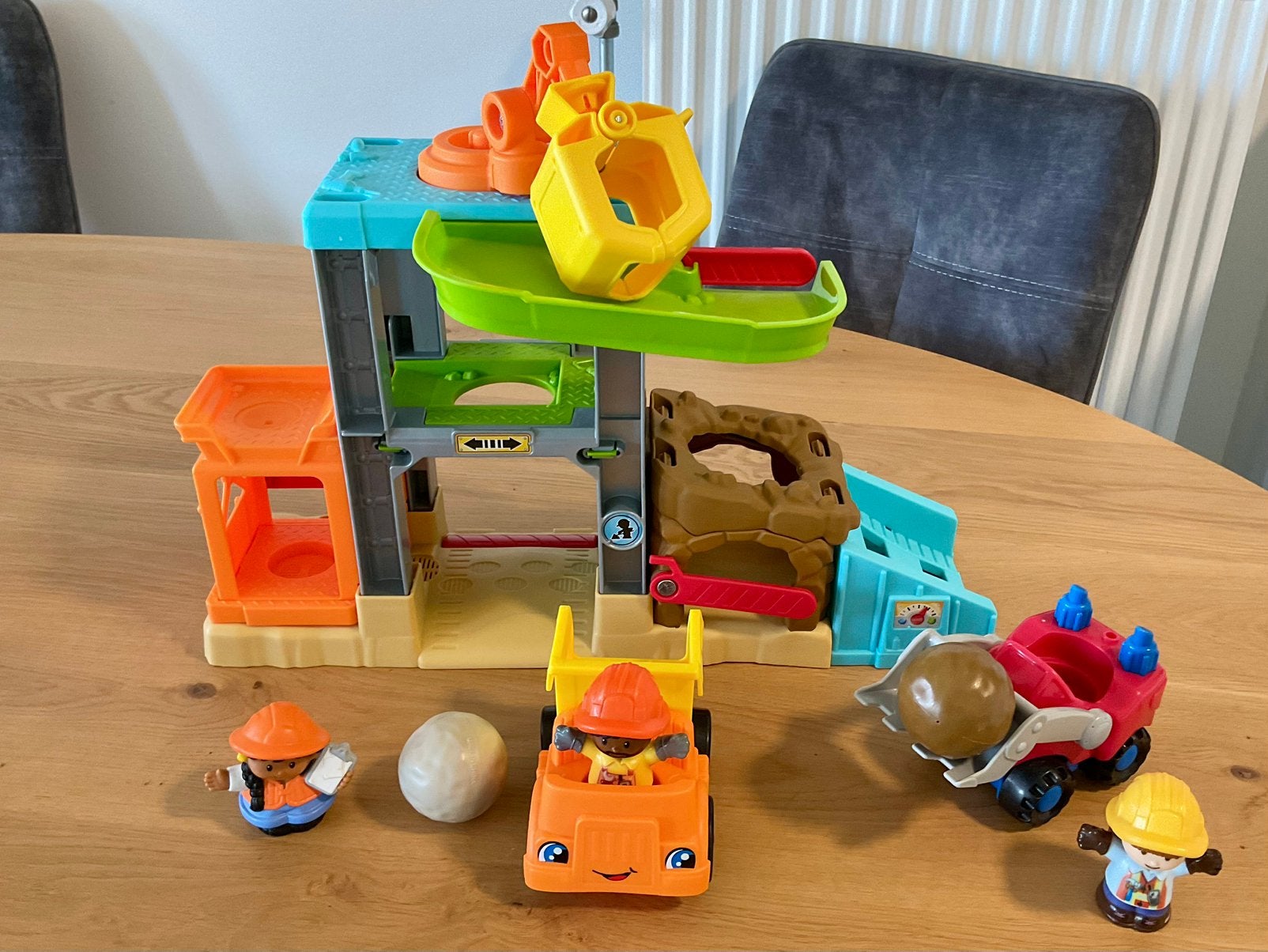 Little People Bouwplaats - met extra voertuig en poppetje, Kinderen en Baby's, Speelgoed | Fisher-Price, Ophalen, Gebruikt, Speelset