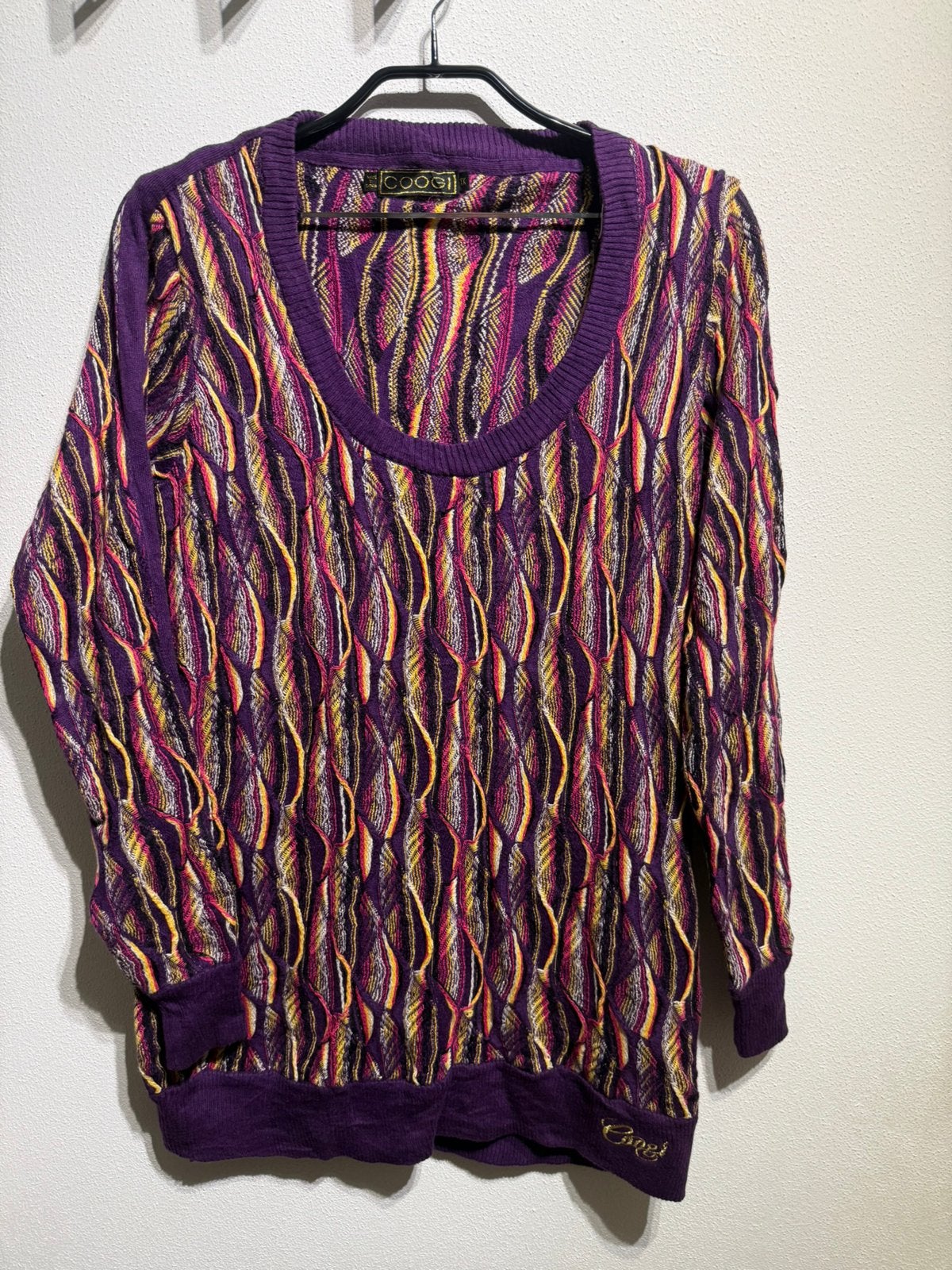 Gebreide Coogi Australia Jurk Maat XL, Meerkleurig, Maat 46/48 (XL) of groter, Ophalen of Verzenden, Zo goed als nieuw