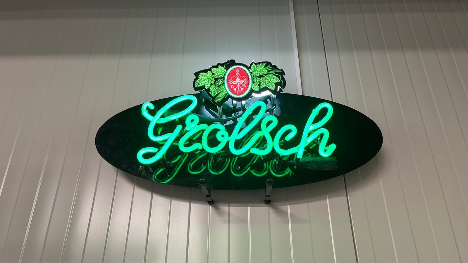 Nette Grolsch neon verlichting, Ophalen of Verzenden, Zo goed als nieuw