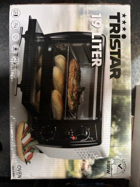 Tristar oven voor op de camping OV1421, Witgoed en Apparatuur, Ovens, Minder dan 45 cm, Minder dan 45 cm, Hete lucht, Ophalen of Verzenden