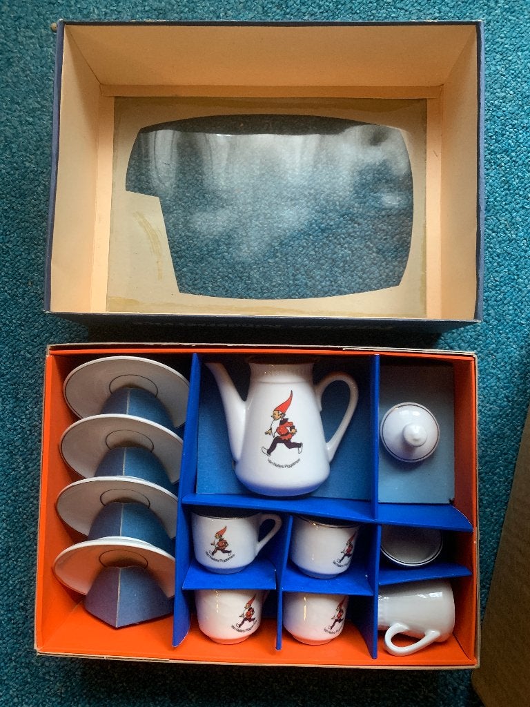 Mooi Van Nelle Piggelmee KinderServies 1982 serviesje nieuw, Ophalen of Verzenden, Nieuw, Porselein