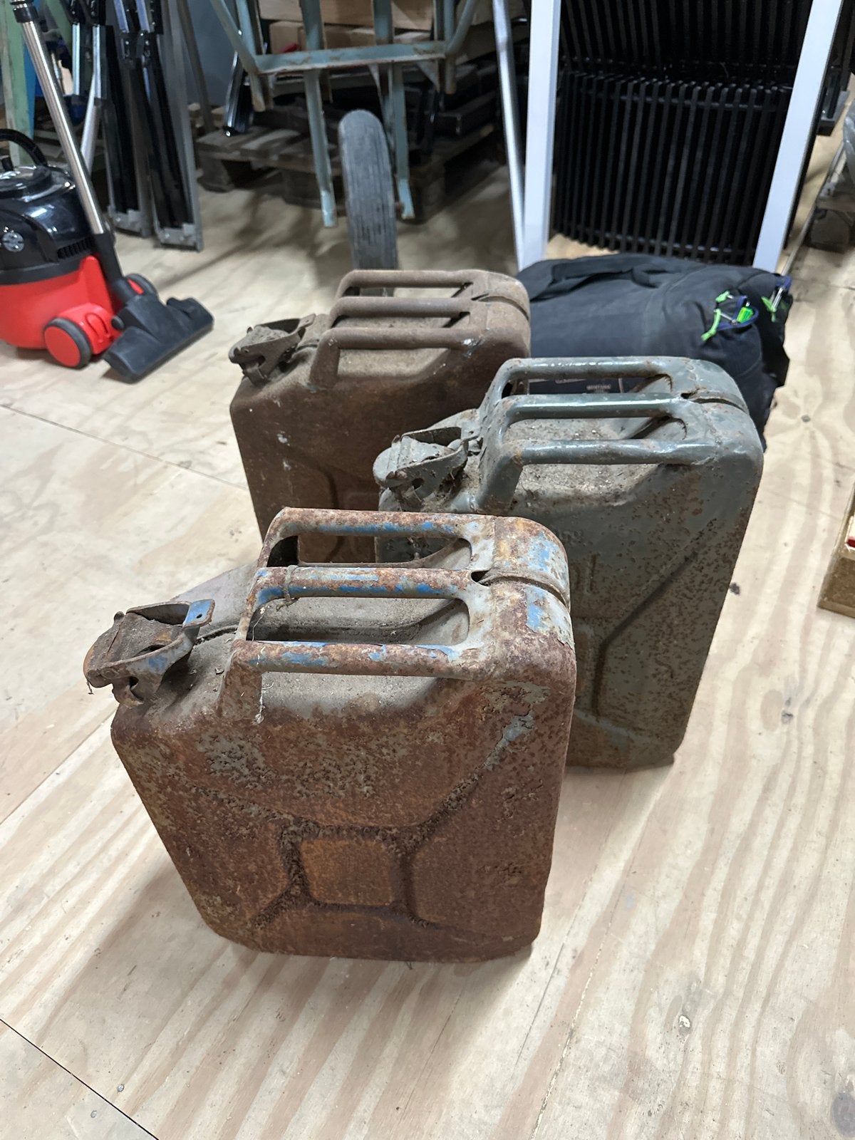 metalen jerrycans van 20 liter, Ophalen of Verzenden
