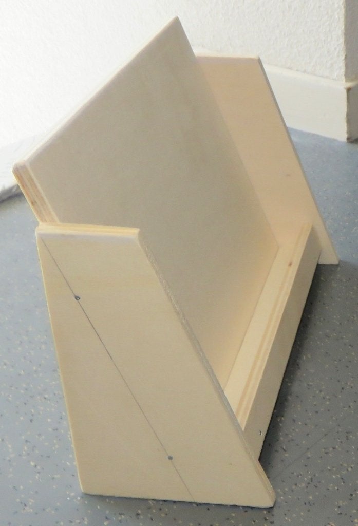 Houten tablet houder - Zo goed als nieuw, Ophalen of Verzenden, Zo goed als nieuw, 10 inch, Overige typen