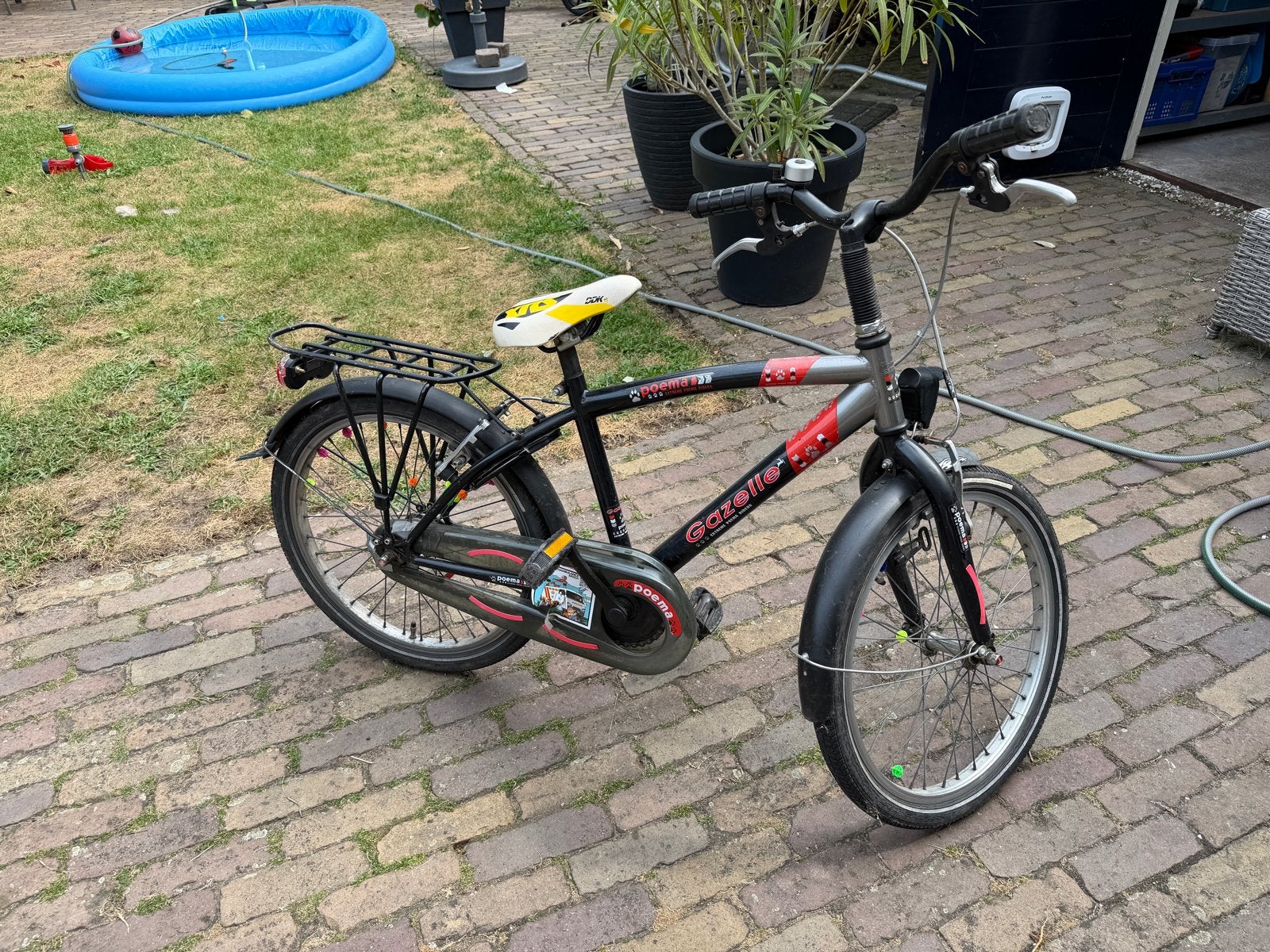 Gazelle fiets voor kinderen - 20 inch, Ophalen, Gebruikt, Terugtraprem, 20 inch of meer