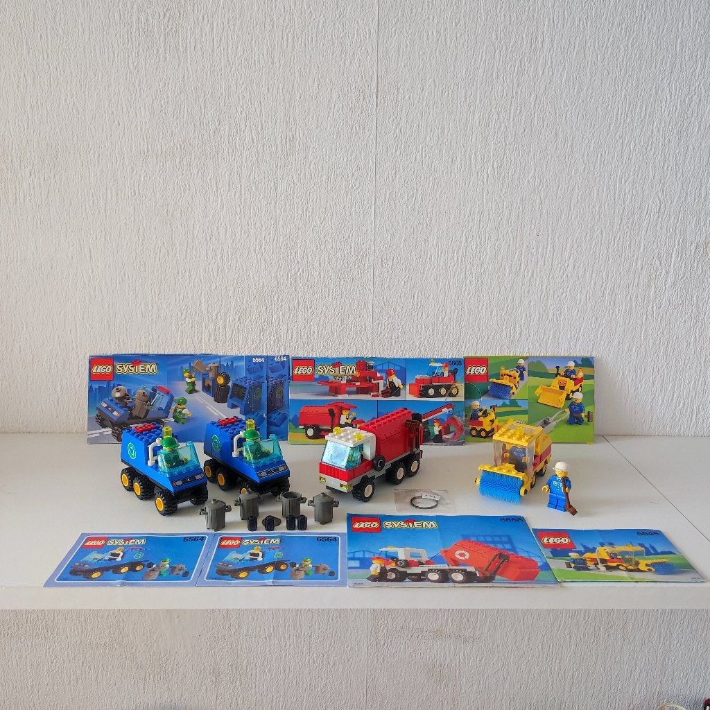 Lego Waste and Cleaning Maintenance: 6668, 6645, 6564 x2