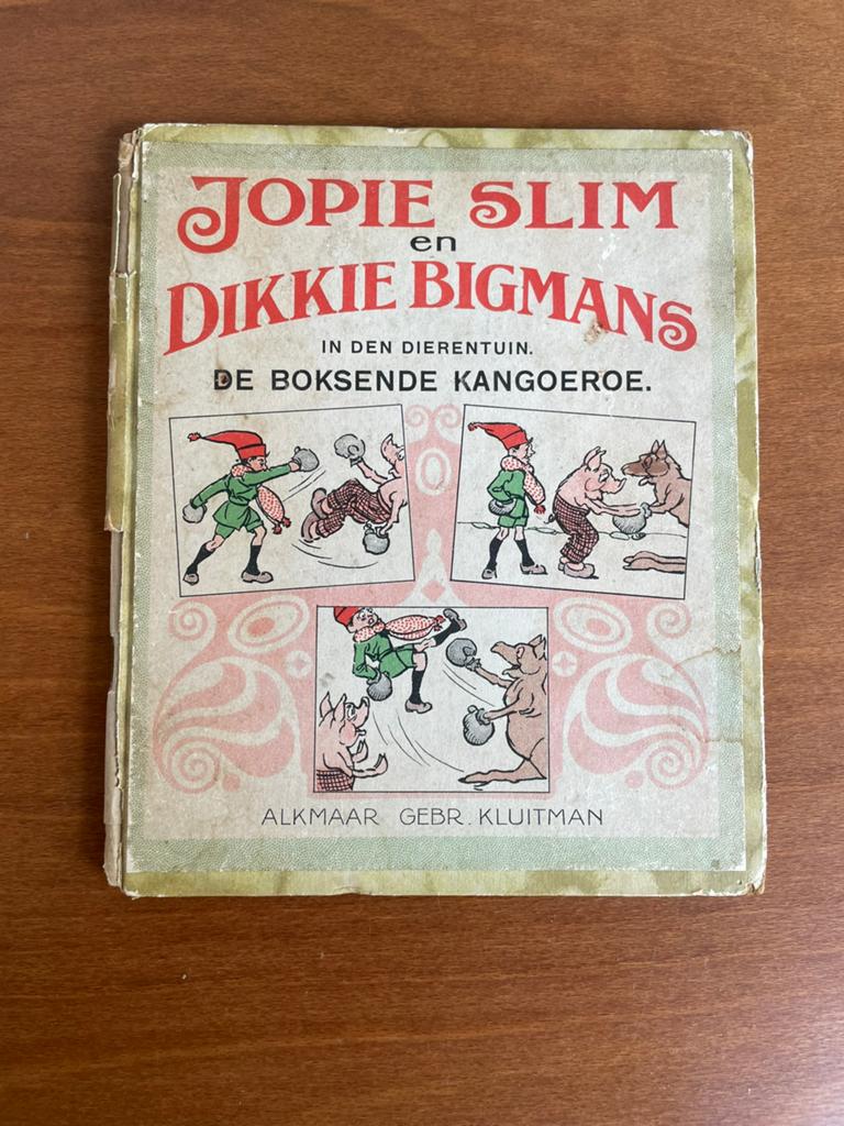 Jopie Slim en Dikkie Bigmans: De Boksende Kangoeroe, Boeken, Eén stripboek, Ophalen of Verzenden, Gelezen