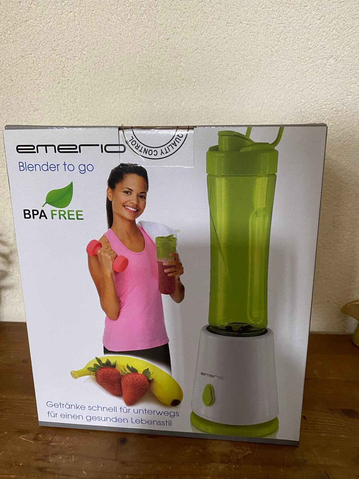 Emerio Blender to go - BPA Vrij & Roestvrijstalen Messen, Witgoed en Apparatuur, Ophalen of Verzenden, Nieuw, Blender to go