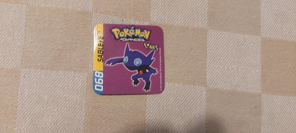 magneet speelgoed pokemon panini staks Sableye, Ophalen of Verzenden, Nieuw, Overige merken