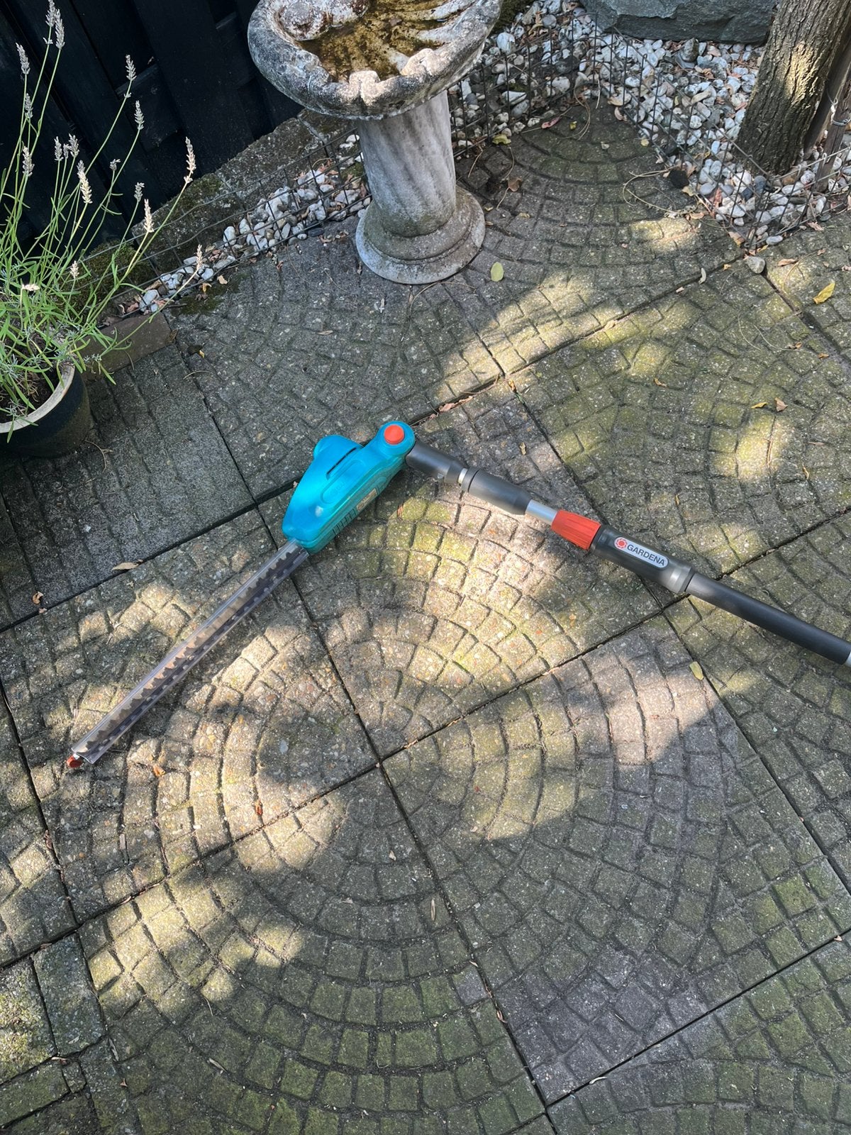 Gardena heggenschaar op uitschuifbare steel, Ophalen, Gebruikt, Accu