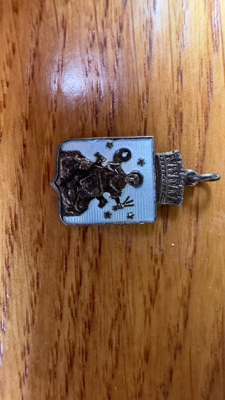 Zilveren ketting hanger, Ophalen of Verzenden, Zo goed als nieuw, Zilver