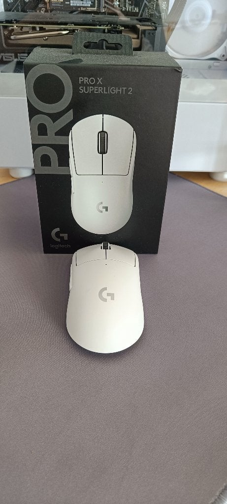 Logitech x superlight 2, Computers en Software, Muizen, Nieuw, Muis, Rechtshandig, Draadloos, Gaming muis, Verzenden
