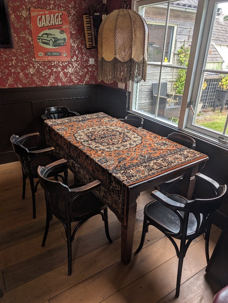 Cafe stoelen en 2 tafeltjes, Ophalen, Gebruikt