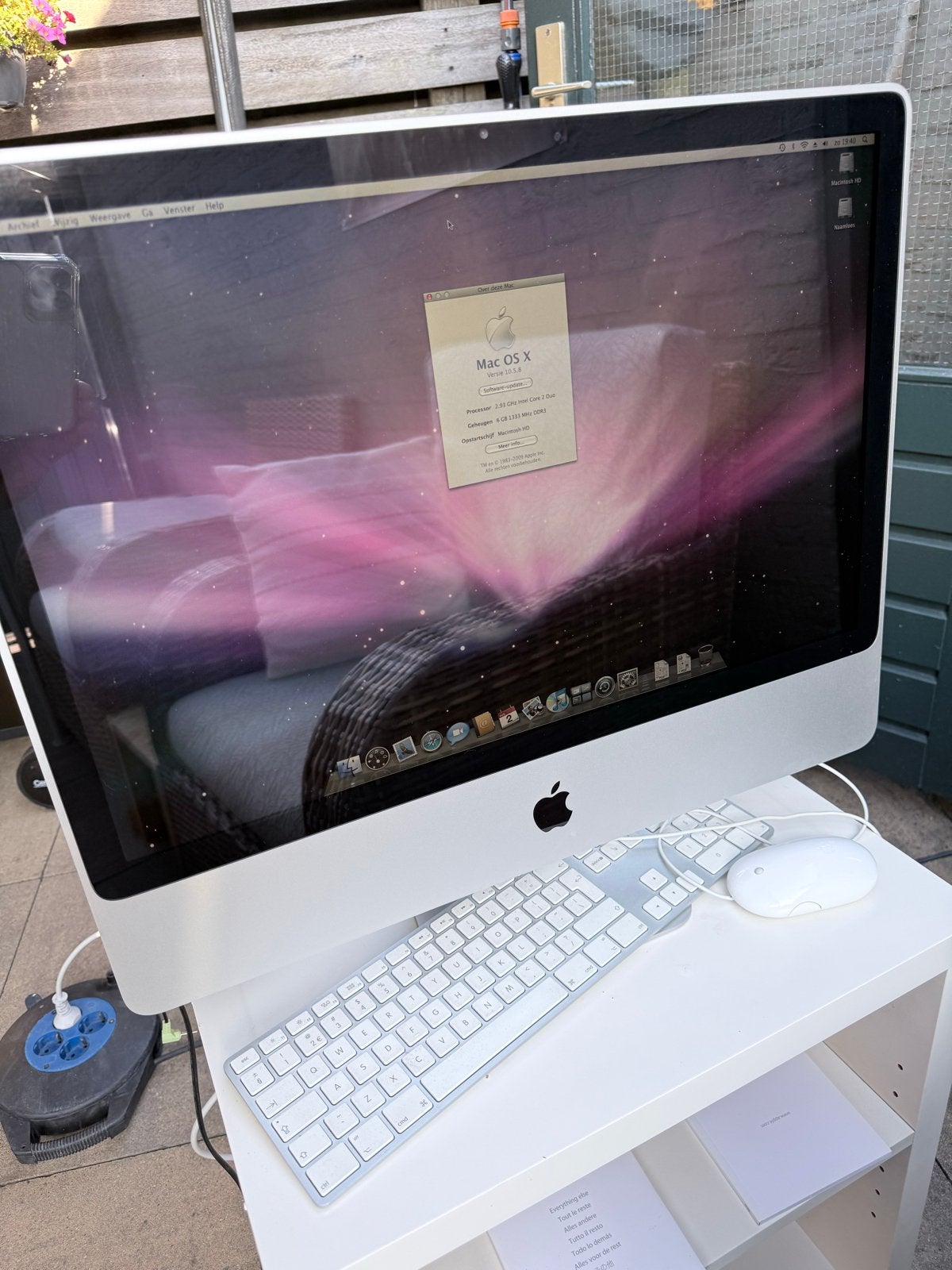 Apple Mac computer inclusief installatiedisks, toetsenbord e, Computers en Software, Ophalen, Gebruikt, 2 tot 3 Ghz, HDD