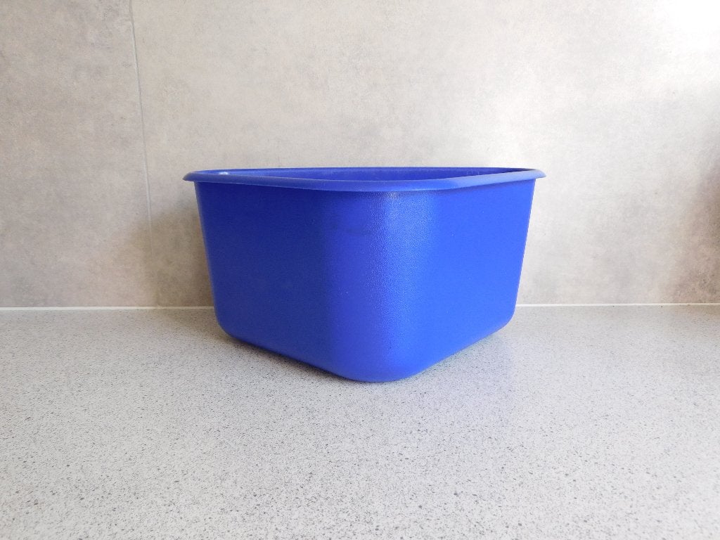 Tupperware Multi Driehoek Kobalt, Ophalen of Verzenden, Gebruikt, Blauw, Overige typen